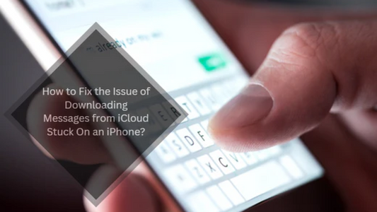 downloading messages from icloud stuck on iphone