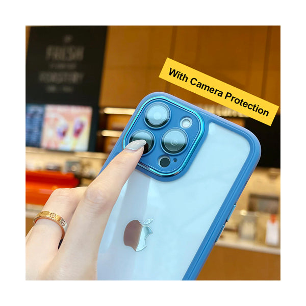 Phonix iPhone 15 Series Shield Back Case with Lens Protector
