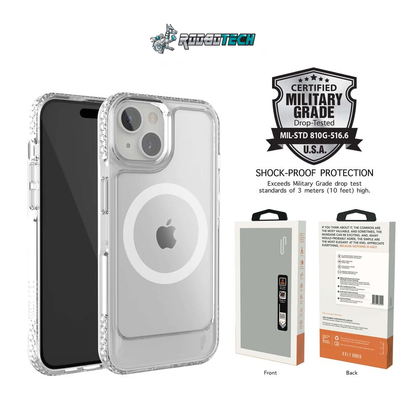 UR U-Model Bumper Case with MagSafe for iPhone 15 [3m Drop Protection - Clear