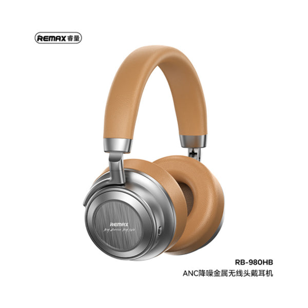 REMAX ANC RB-980HB Metal Noise Canceling Wireless Headphones