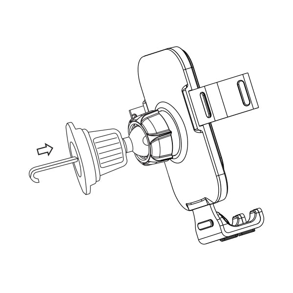 USP Metal Gravity Car Mount Holder
