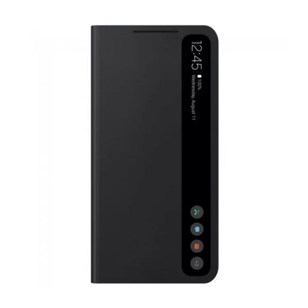 Samsung Clear View Cover for Samsung S21 FE Black
