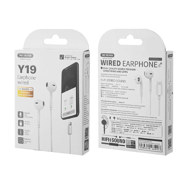 Y-19 Earwired Headphones