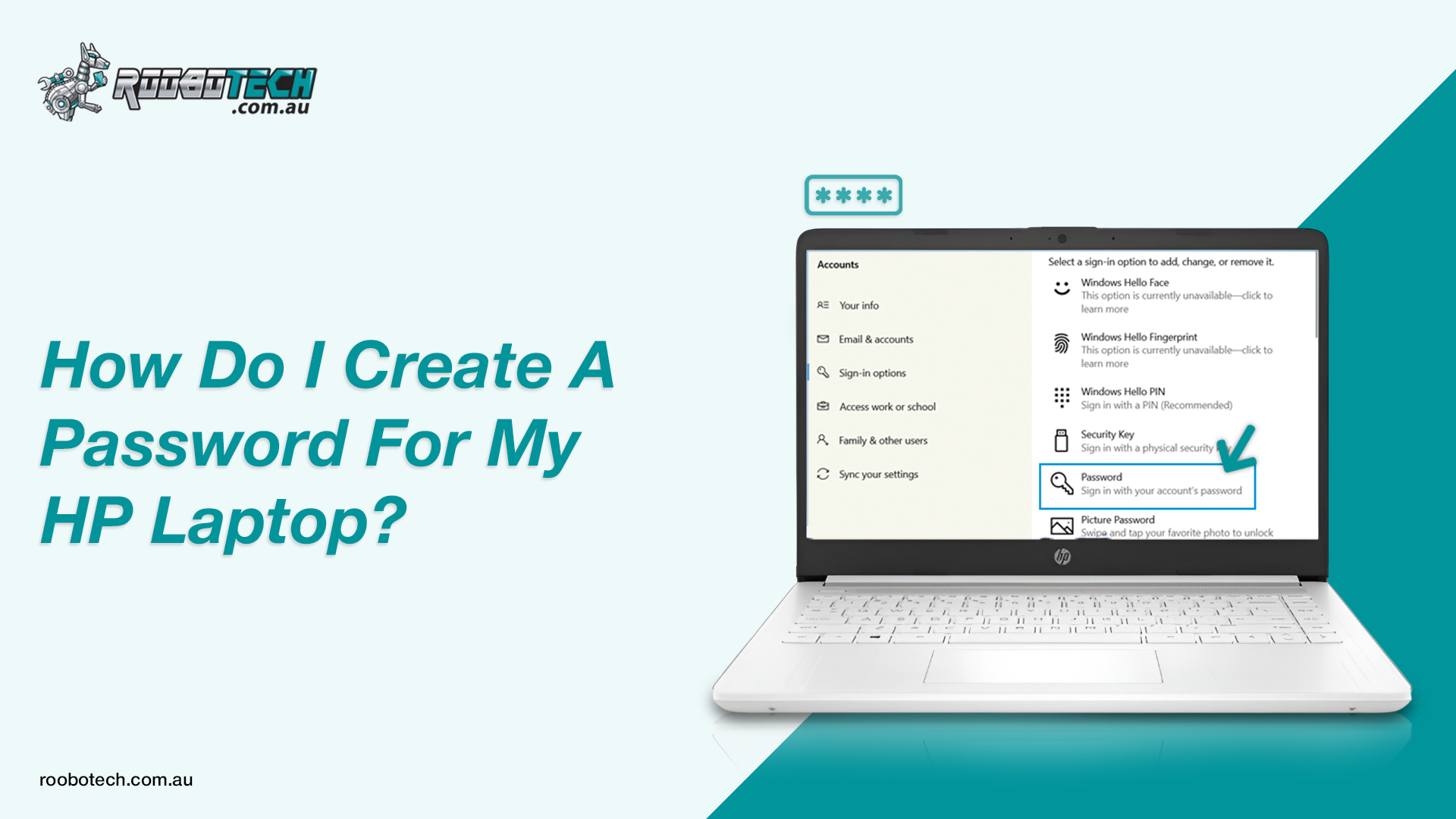 How Do I Create a Password for My HP Laptop Securely? – Roobotech