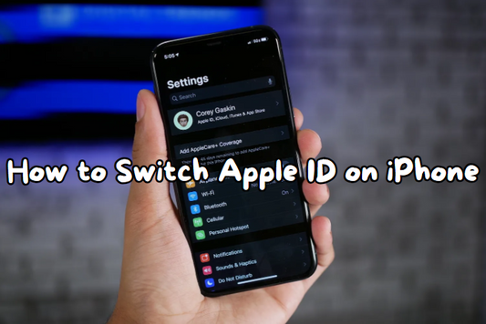 How do I switch Apple ID on my iPhone?