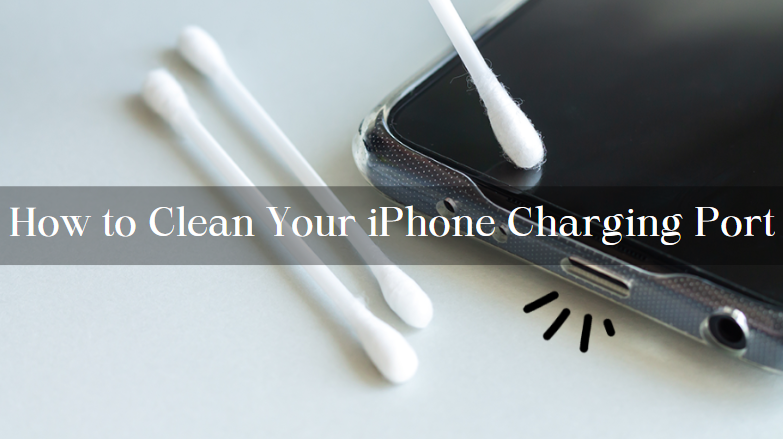 Repair how to clean the iPhone charging port.