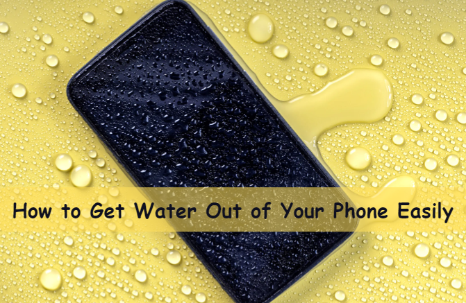 how to get water out of your phone