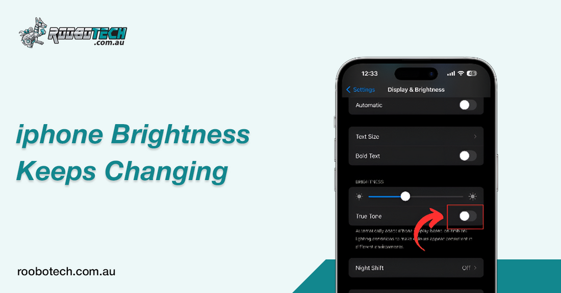 iPhone brightness keeps changing