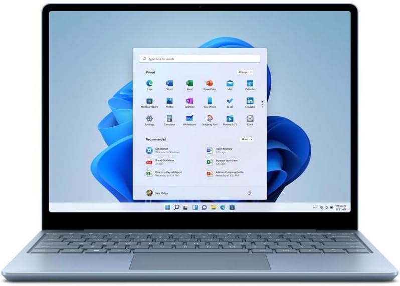 Microsoft Surface Laptop Go 2  12.4" windows 11