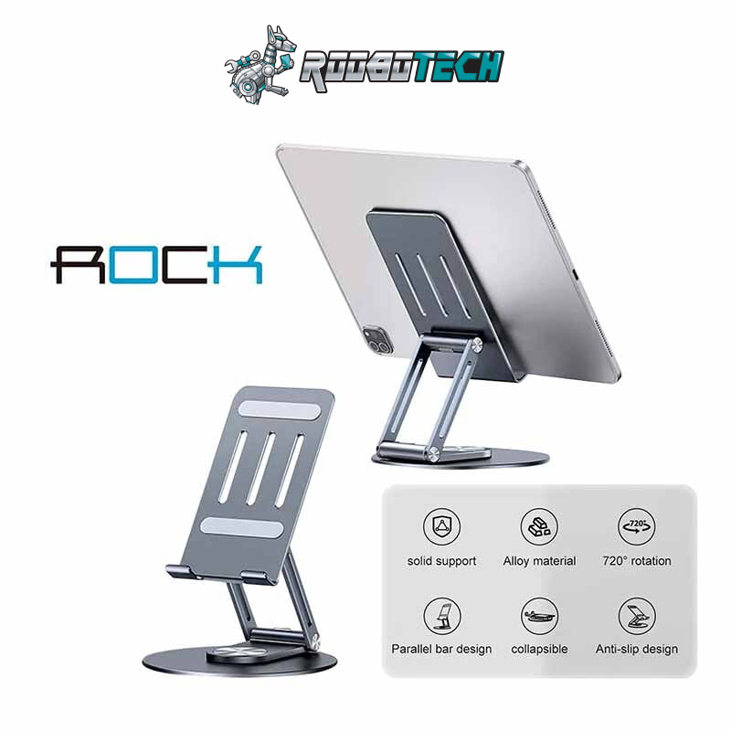 Rock Rotating Foldable Aluminium Alloy Desktop Holder