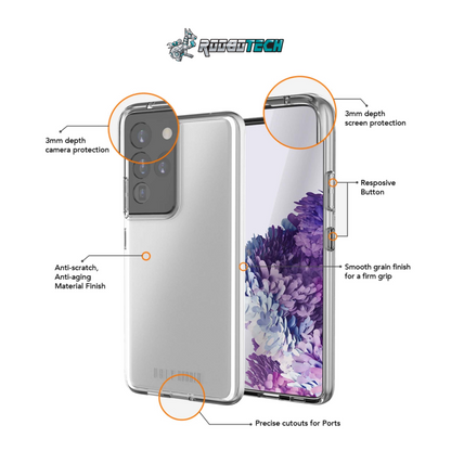 UR Pure Transparent Armor, Samsung s22 Ultra [1.2M Drop Protection] - Clear