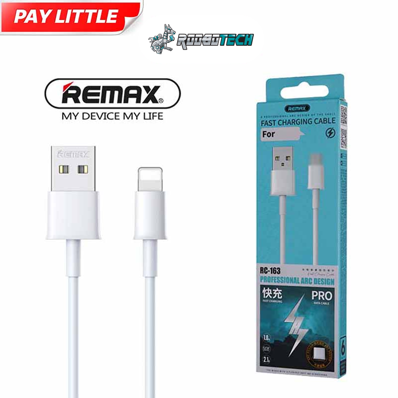 Remax [RC-163a] 1m USB to Type-C Cable [Compatible with iPhone 15]