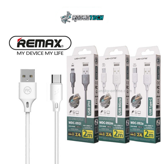 Remax-Wekom [WDC-092a] 3m USB to Type-C Cable [Compatible with iPhone 15]