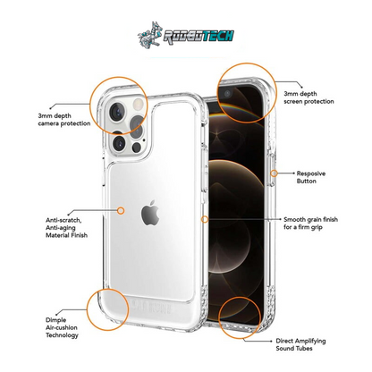 UR U-Model Clear Bumper Case for iPhone 12 Pro Max [Clear] [3m Drop Protection]