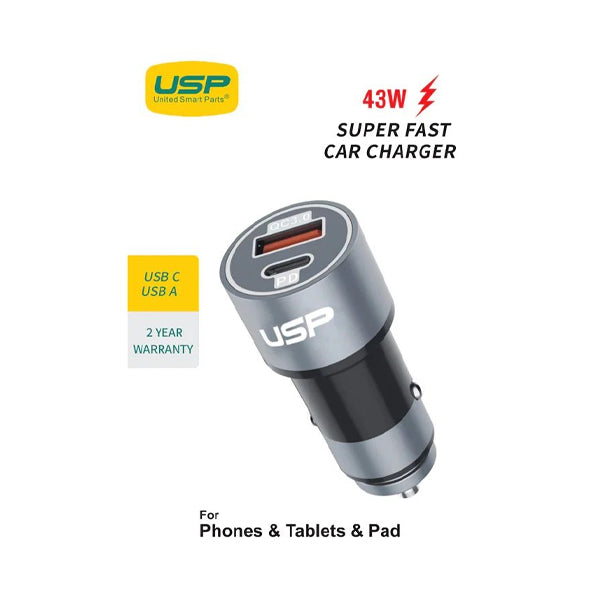 USP Super Fast Car Charger