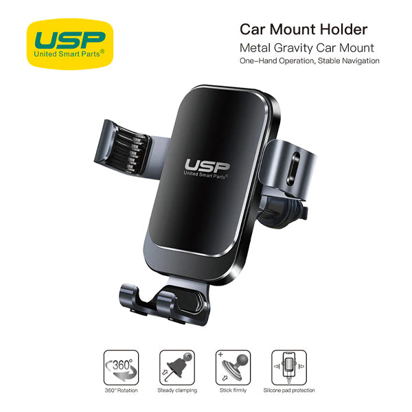 USP Metal Gravity Car Mount Holder