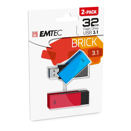 EMTEC 32GB Flash drive 2-pack
