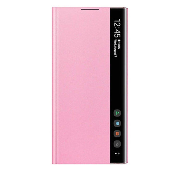 Samsung Clear View Cover for Samsung Note 10 Pink