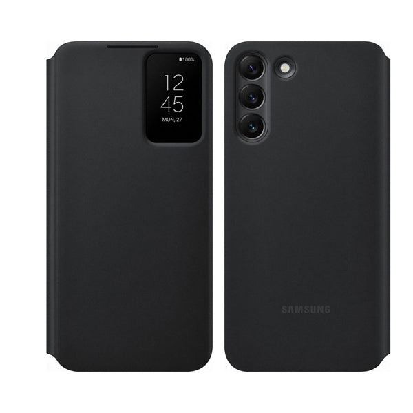 Samsung Smart Clear View Cover for Samsung S22 Plus Black