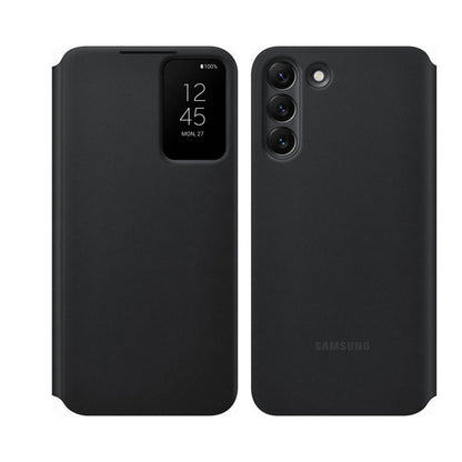 Samsung Smart Clear View Cover for Samsung S22 Plus Black
