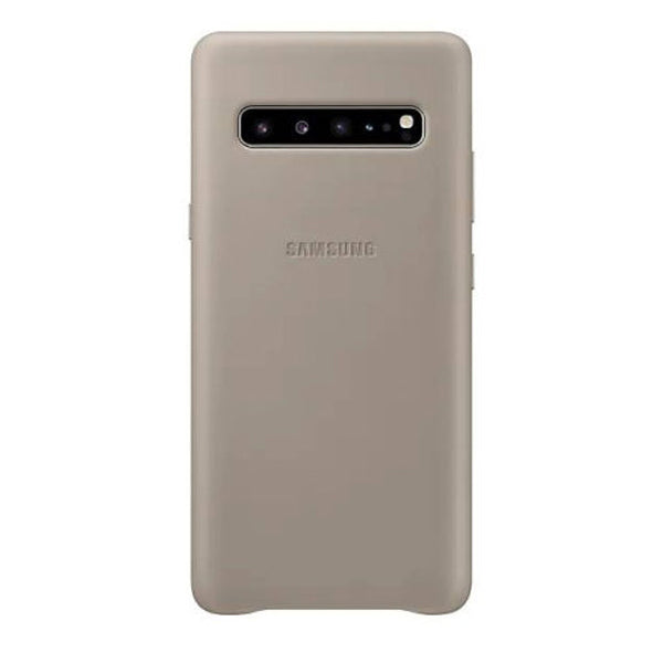 Samsung Leather Cover for Samsung Galaxy S10 Plus Grey