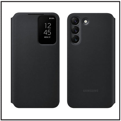 Samsung Smart Clear View Cover for Samsung Galaxy S22 Black