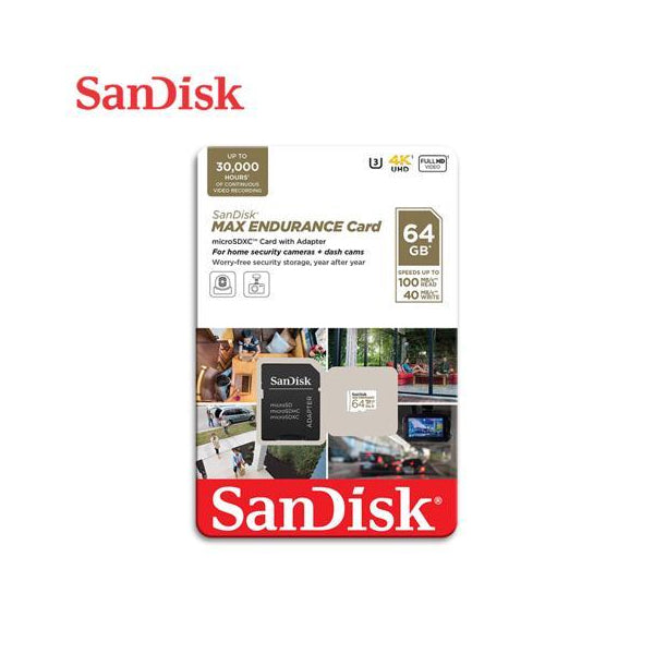 Sandisk microSDXC Max Endurance 64GB Memory Card